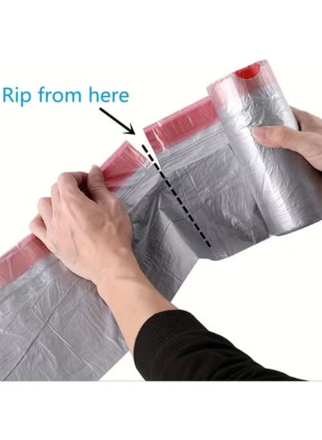 90 pack 4-gallon dustbin cover bag strong household kitchen garbage bag, kitchen and bathroom use drawstring odorless small garbage bag, durable disposable garbage bag (Black) - Image 3