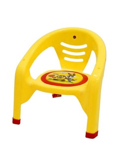 Nabhya Small Baby Chair With Safety Tray And Soft Cushion With Baby Whistle Sound Random Color (Yellow)  - Image 3