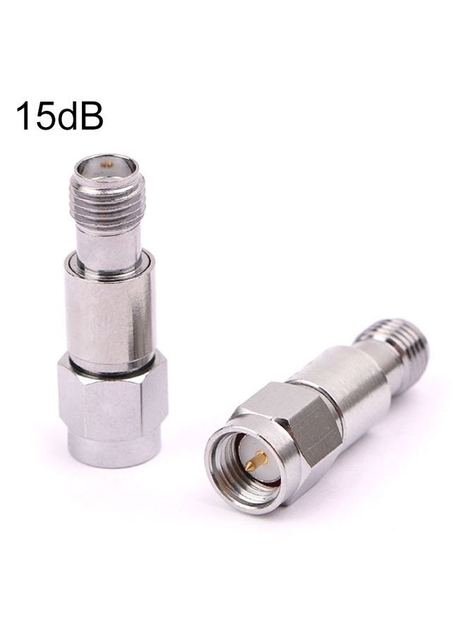 BURAQ 15dBi SMA Attenuator DC-6GHz SMA Coaxial Fixed Connectors  - Image 1