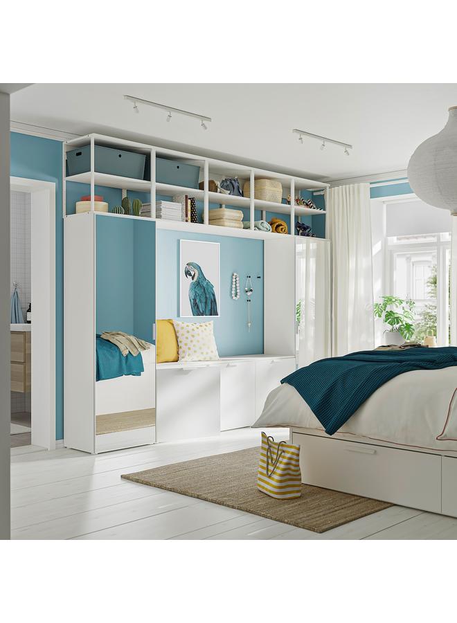 زبون باب مرآة، زجاج مرآة، 60×180 سم - Image 3