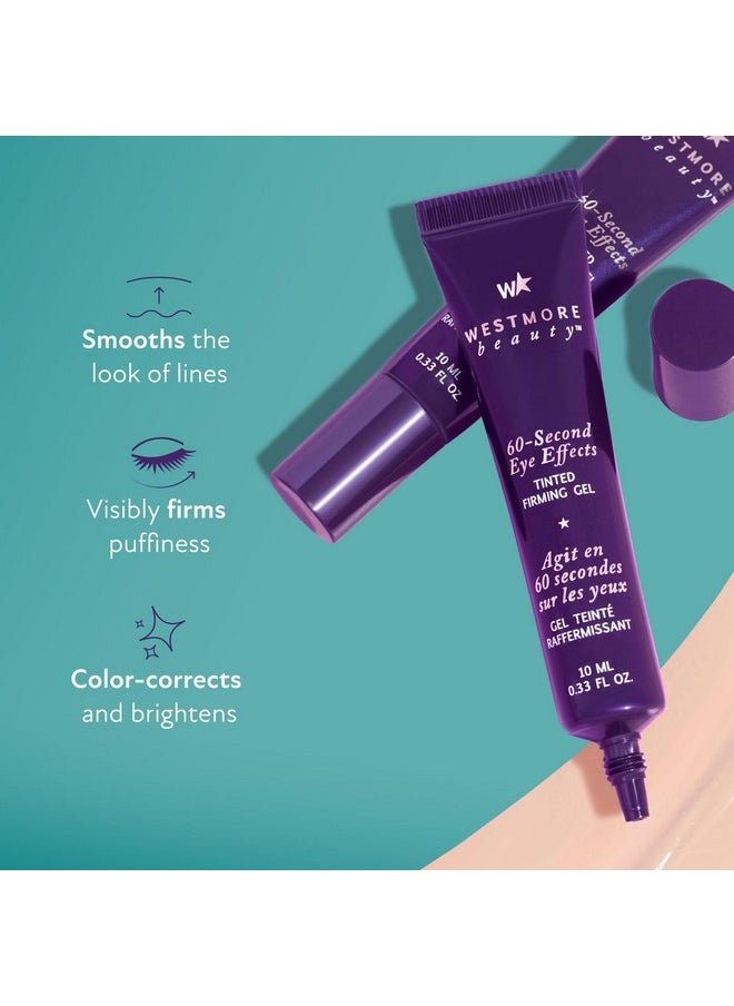 Westmore Beauty - Westmore Beauty 60 Second Eye Effects - Eye Serum - Under Eye Cream - Instant Eye Tightening Serum & Instant Eye Bag Remover Puffiness - Instant Face Lift Cream - Firming Serum 0.33 fl oz / 10 mL - Image 1