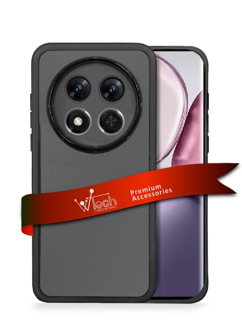 Wtech Honor X9c 5G 2024 / Honor Magic7 Lite 5G 2025 Soft Transparent TPU Silicone Ultra Thin Phone Stylish Electroplated Camera Border Back Case Cover - Black - Image 1