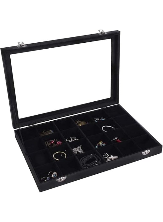 بادوم صينية عرض مجوهرات قابلة للإزالة - Image 1