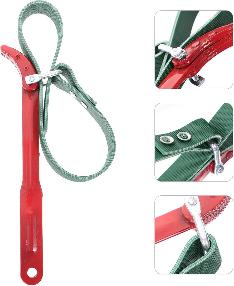 Heavy Duty 12-inch Chain Strap Oil Filter Wrench Automotive Engine Oil Filter Removal Tool for Auto Repair and Maintenance - Image 4