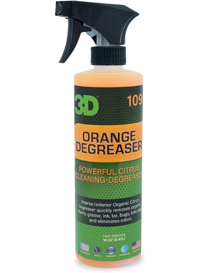 3D Orange Degreaser 16 oz - Powerful Citrus Cleaning-Degreaser - Image 1