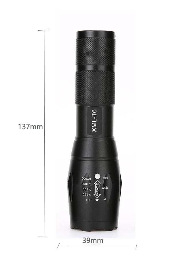 general LED Flashlights - Mini Camping Flashlights with 5 Modes, Zoomable Beam - Powerful and Bright for Outdoor Use, With Battery + Charger - Image 3