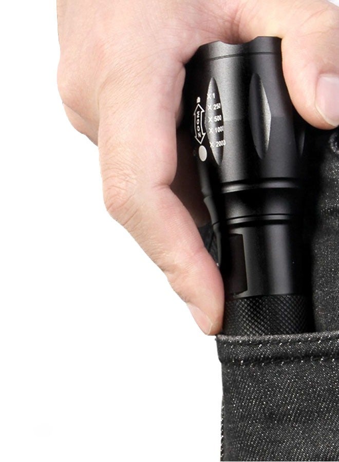 general LED Flashlights - Mini Camping Flashlights with 5 Modes, Zoomable Beam - Powerful and Bright for Outdoor Use, With Battery + Charger - Image 2