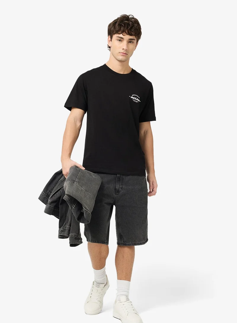 JACK & JONES  5 Pack Regular Fit Crew Neck T-Shirt for Men | Best Price UAE
