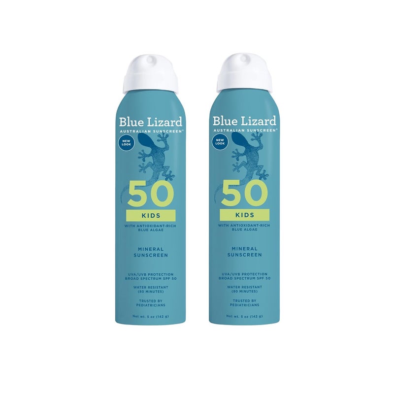 BLUE LIZARD Sunscreen SPF 50+ Spray | Kids | 5 Fl Oz | Pack of 2 - Image 1