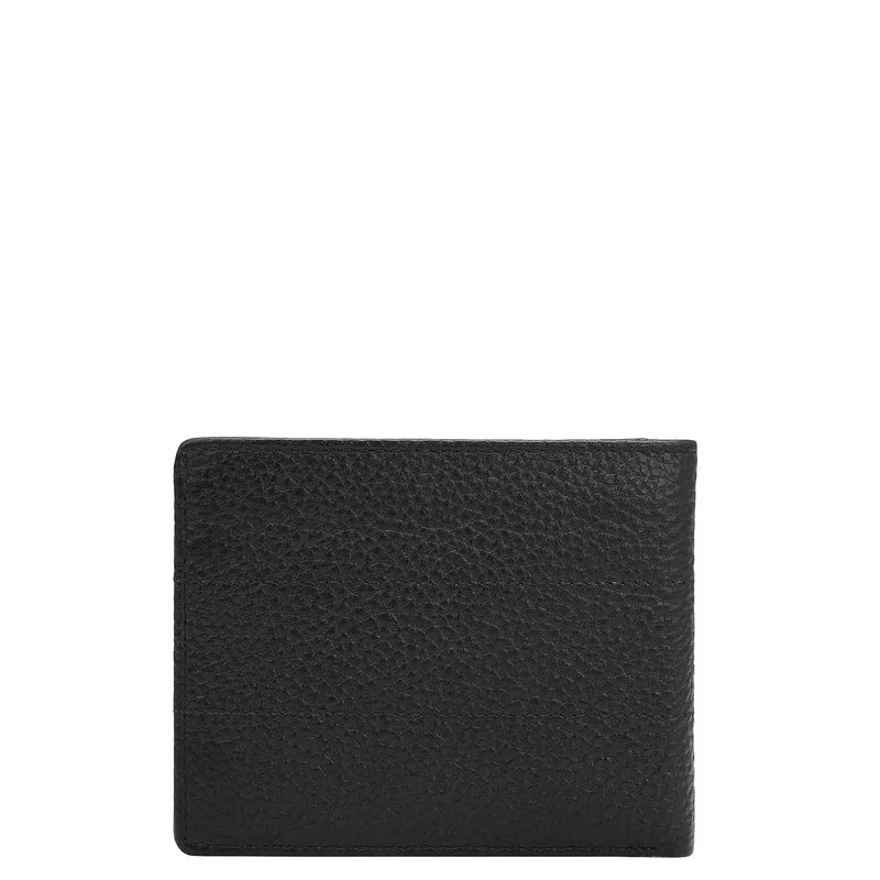 Da Milano black Black Bifold Leather Mens Wallet for Men | Best Price UAE