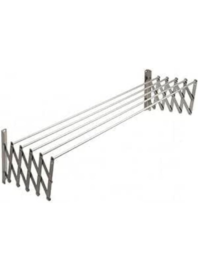 Foldable Rustproof Clothes Dryer - Practical Space Saving Design and Strong Stability to Hold Heavy Loads H (100cm) - Image 2