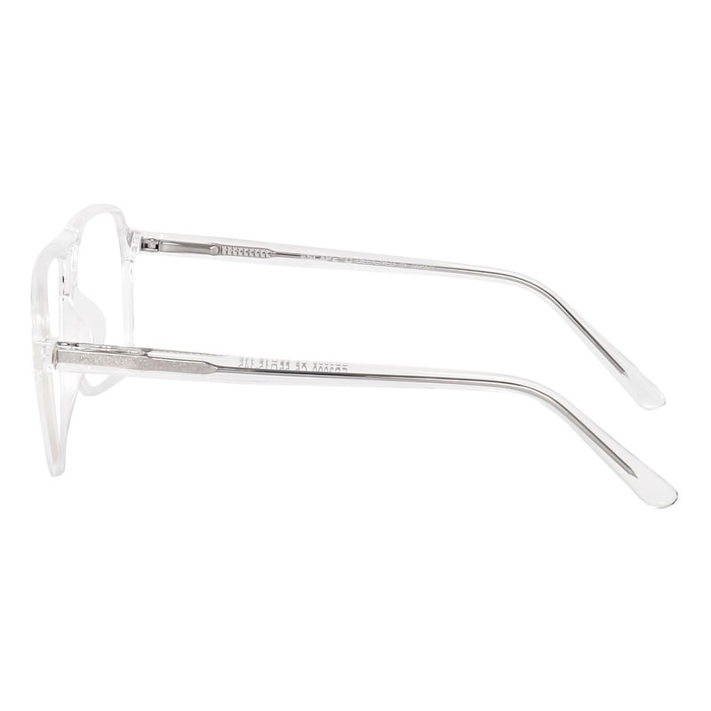 Dervin Unisex Trendy Lightweight Square Transparent Optical Frame (Medium) - Image 4