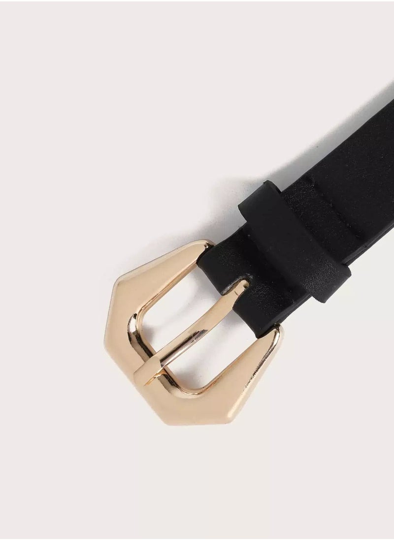 Generic Eyelet Decor Metal Buckle Belt  - Image 4