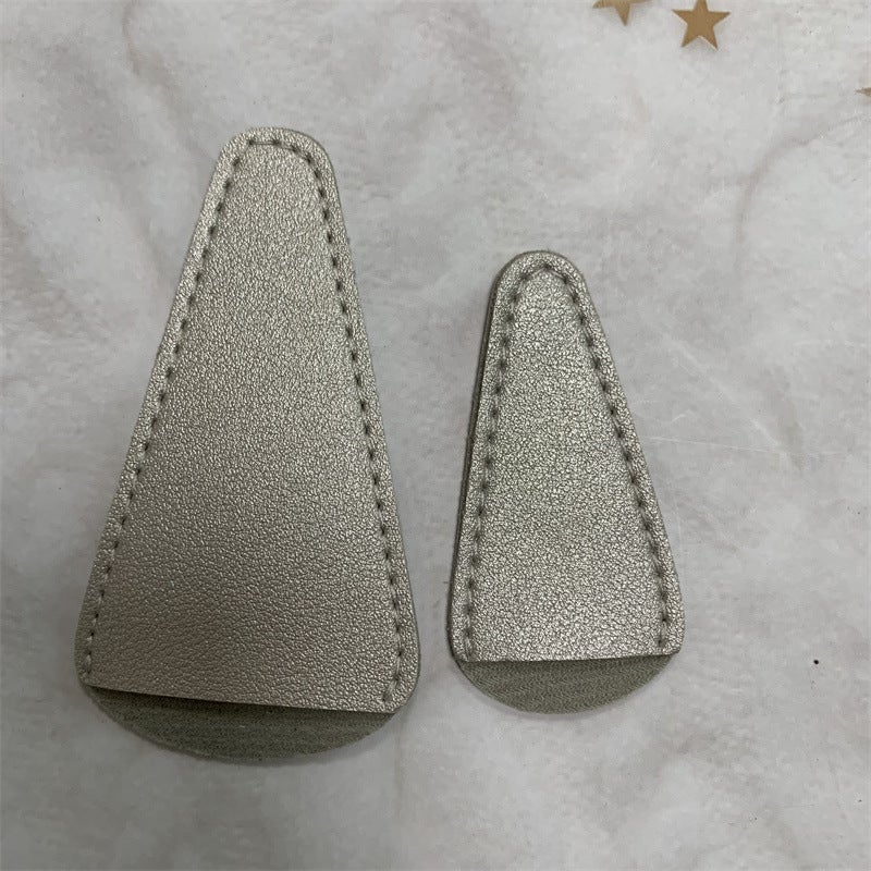 Fashion Beauty Cutters Large Small Size Protective Case Thickened Storage Case 12 Color Printable Logo Eyebrow Cutters Makeup Cutters Leather Case - Image 1