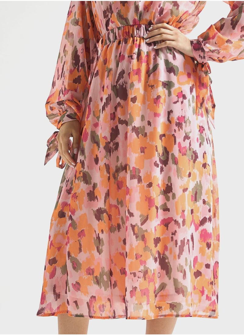 FAV Floral Print Tiered Skirt  - Image 1