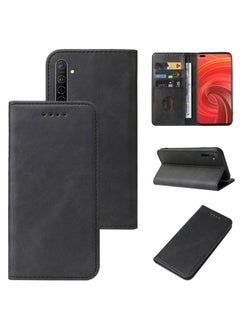 HuHa Case Cover For Realme X50 Pro 5G Magnetic Closure Leather Phone Case Black 