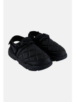 PUMA Puma x Pleasures Men TS 01 Quilt Velcro Outdoor Sandals, Black  - Image 1