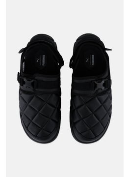 PUMA Puma x Pleasures Men TS 01 Quilt Velcro Outdoor Sandals, Black  - Image 3