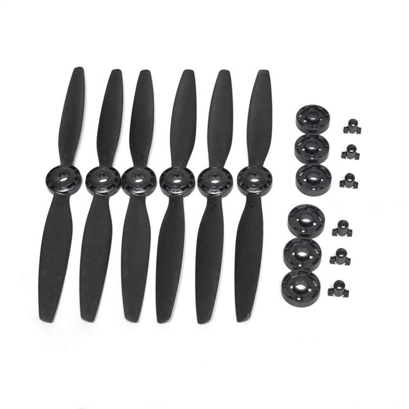3 Pairs Blade A B Quick Release Propellers for Yuneec Typhoon H 480 Drone (Black) - Image 1