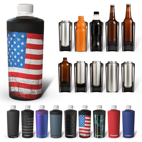 Frost Buddy Universal XL Can Cooler Fits All For 12 16 20 and 24 ounce Bottles Insulated DoubleWalled Stainless Steel Merica - Image 1