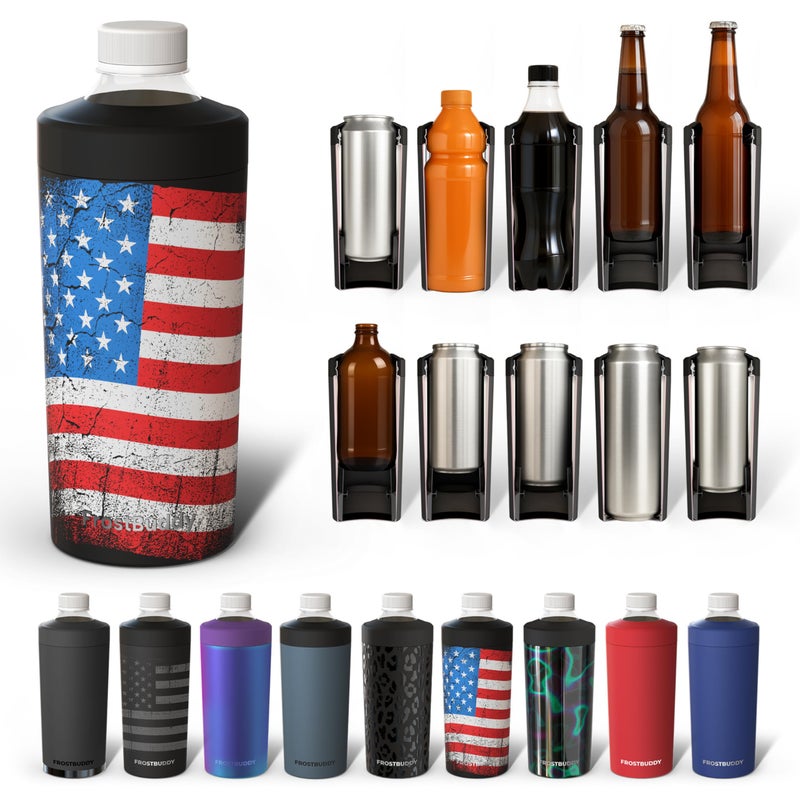 Frost Buddy Universal XL Can Cooler Fits All For 12 16 20 and 24 ounce Bottles Insulated DoubleWalled Stainless Steel Merica - Image 2