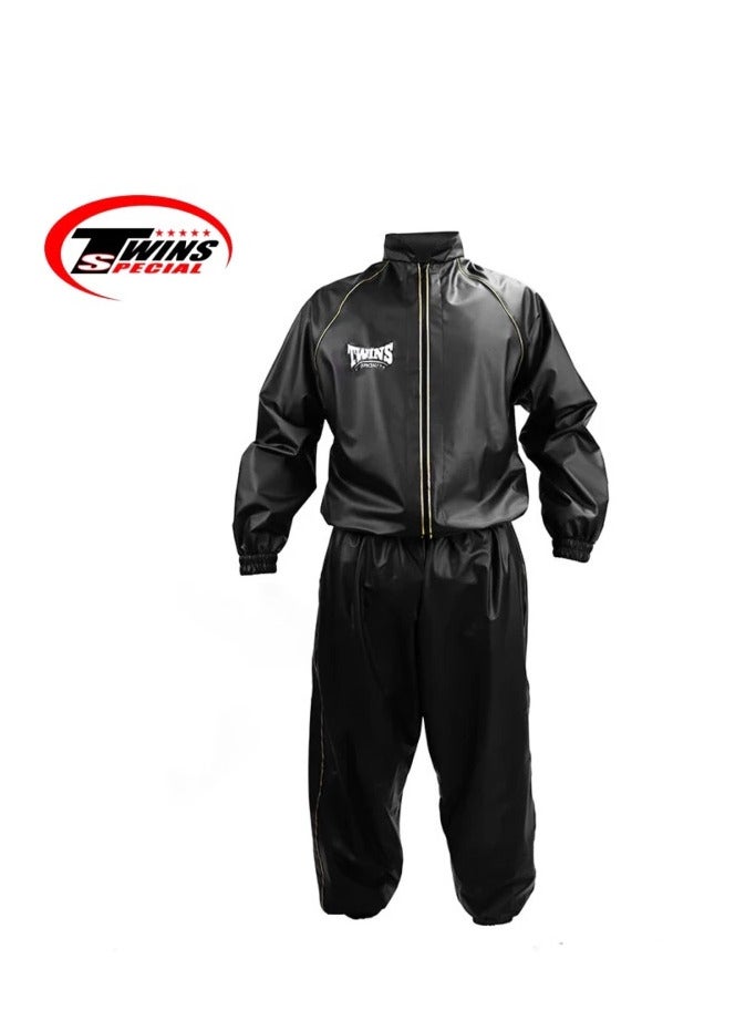 Twins Special VSS1 VINYL SWEATSUITS BLACK/GOLD  - Image 1