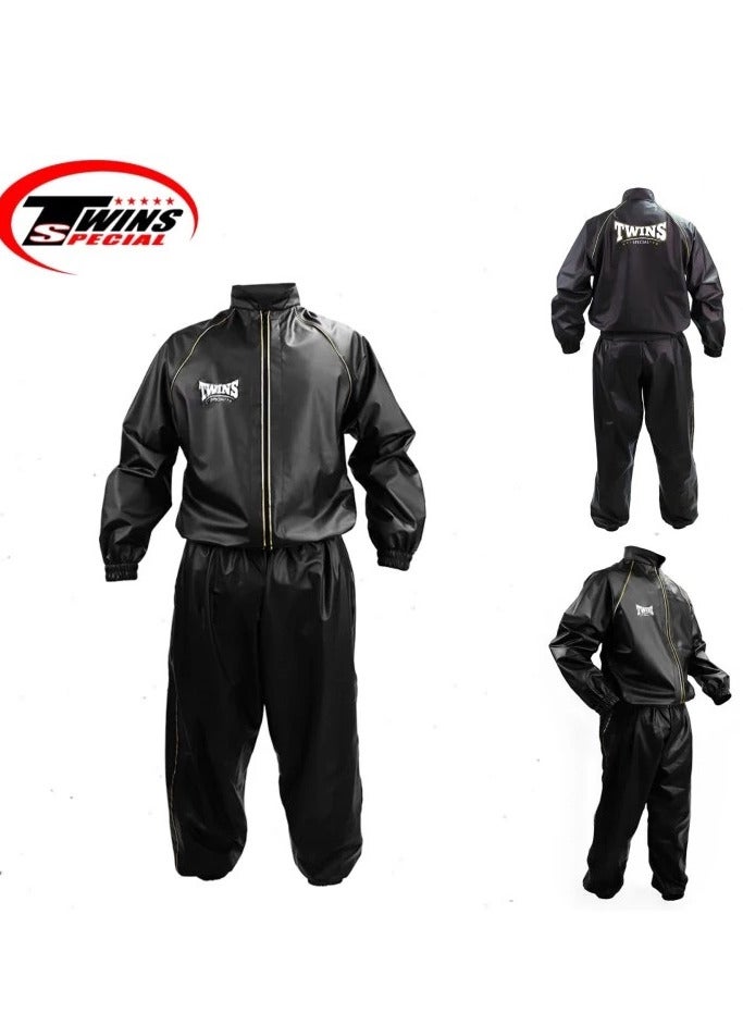 Twins Special VSS1 VINYL SWEATSUITS BLACK/GOLD  - Image 2
