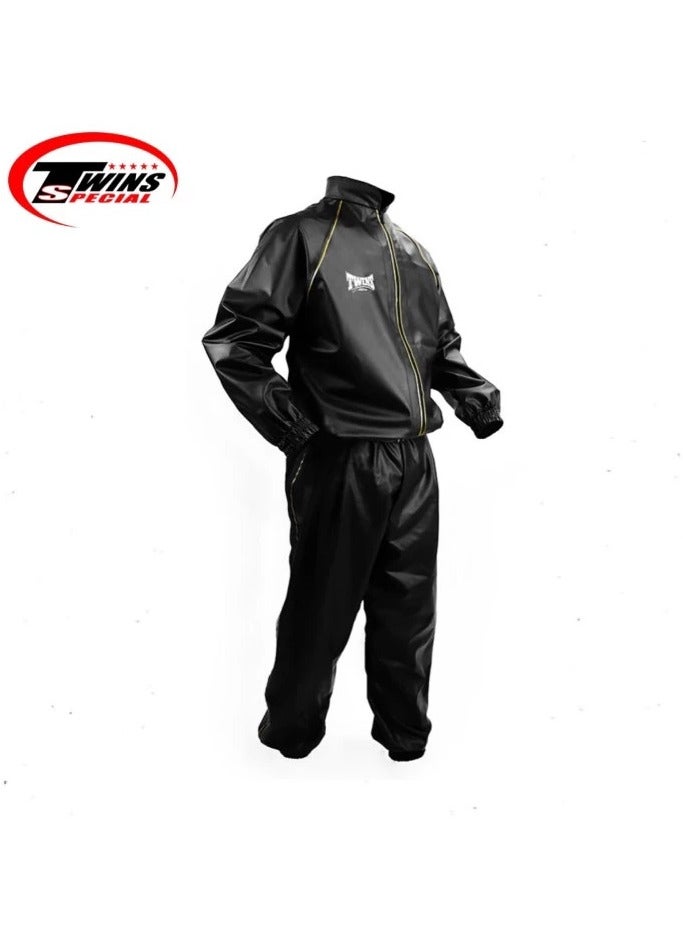 Twins Special VSS1 VINYL SWEATSUITS BLACK/GOLD  - Image 3