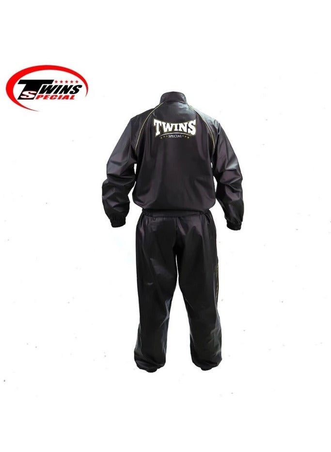 Twins Special VSS1 VINYL SWEATSUITS BLACK/GOLD  - Image 4