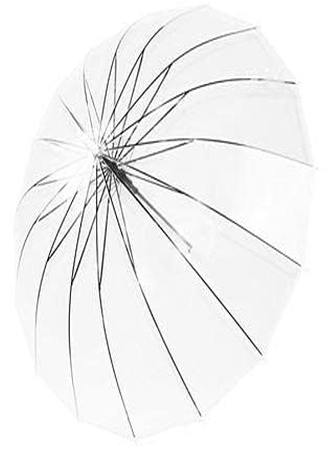 Packcy Transparent Umbrella for Men & Women | Clear Dome with Long Handle Strong Wind-Resistant Frame Maximum Rain Coverage Lightweight, Durable, Stylish - Image 2