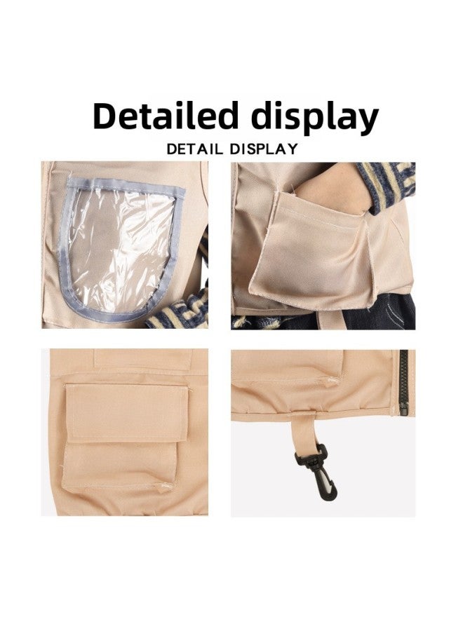Loquat Children Play House Cosplay Role Play Festival Performance Stage Dress Up Outdoor Explorer Vest Suit-Specifications:Mesh Bag Adventure Uniform-24*27-172g - Image 4