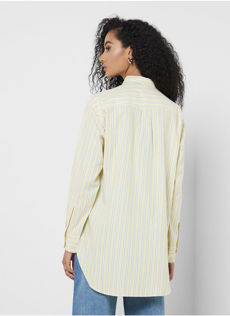 BOSS Striped Button Down Shirt  - Image 2