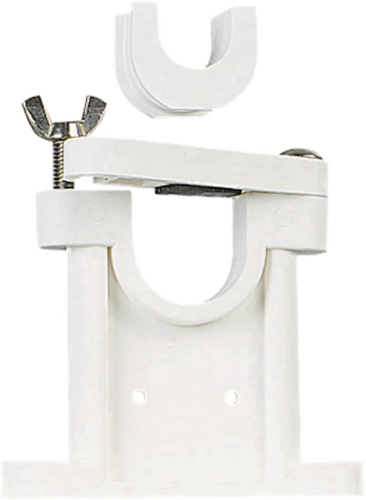 Shakespeare 408-R White Plastic Marine Upper Bracket - Image 1