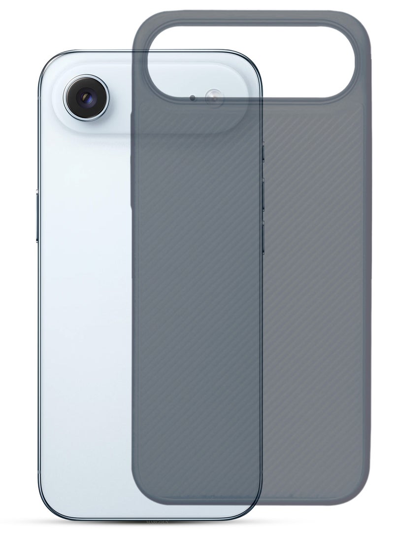 2 Packs Case Cover for iPhone 17 Air - Sturdy Durable Ultra-Thin Case - Air Skin Line Design Transparent Back Cover - Drop Protection Cover with 3D Screen Protector - MidnightBlue - Image 2