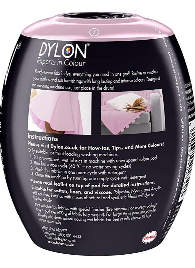 DYLON All In One Fabric Dye Pod Peony Pink 350g  - Image 2