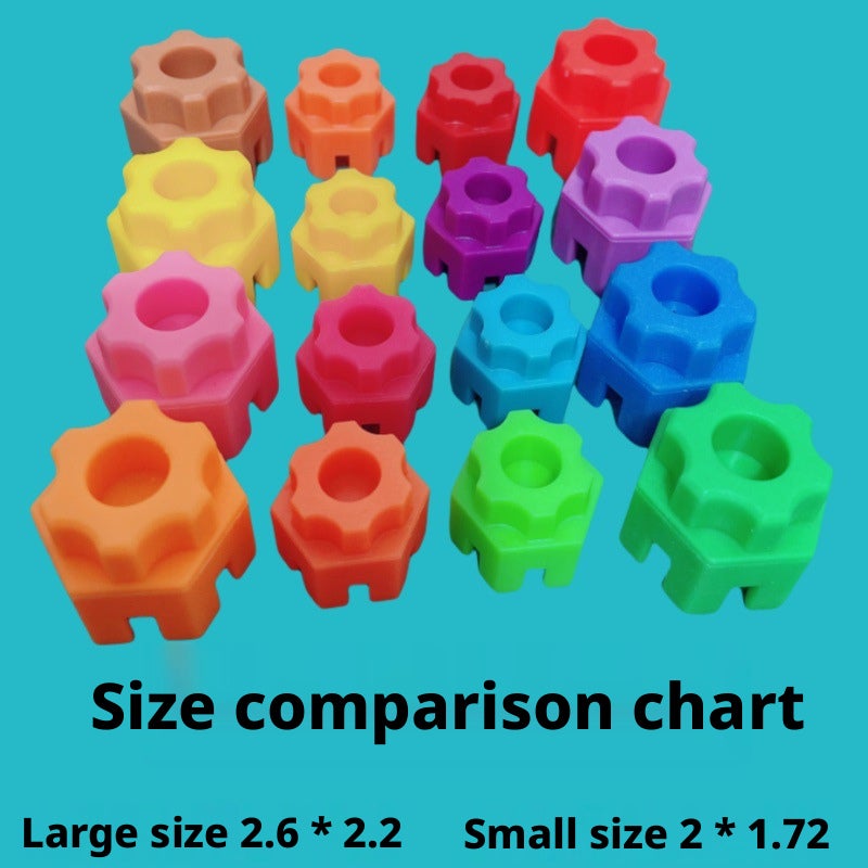 Children's Large Particle Building Blocks Set - Image 3