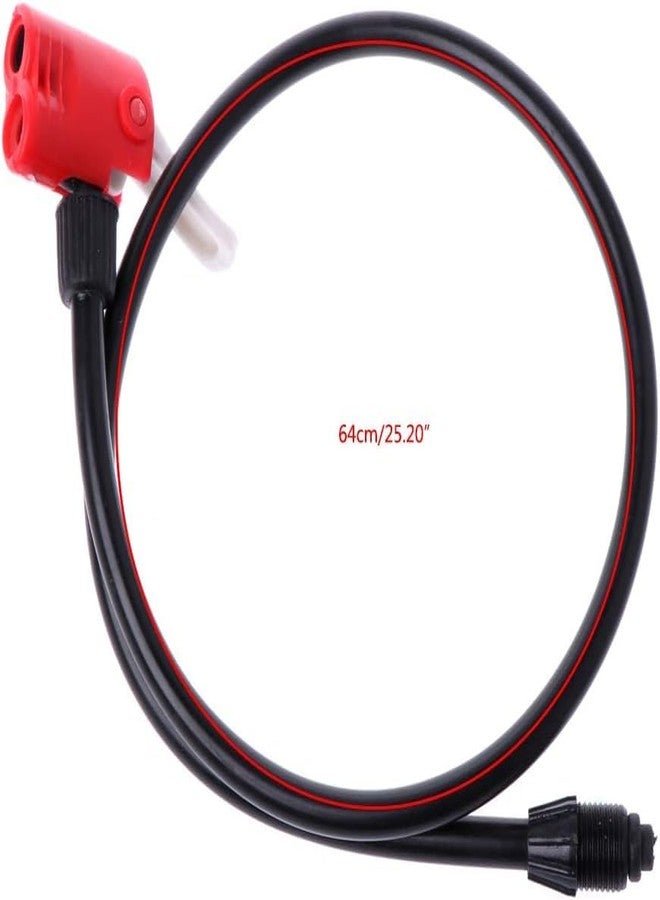 Sluswallow Black and Red 67cm Bike Bicycle Handy Portable Air Pump Tire Inflator Replacement Hose Accessories, Indoor Bike Storage, Car Racks, Transportation and Storage - Image 5