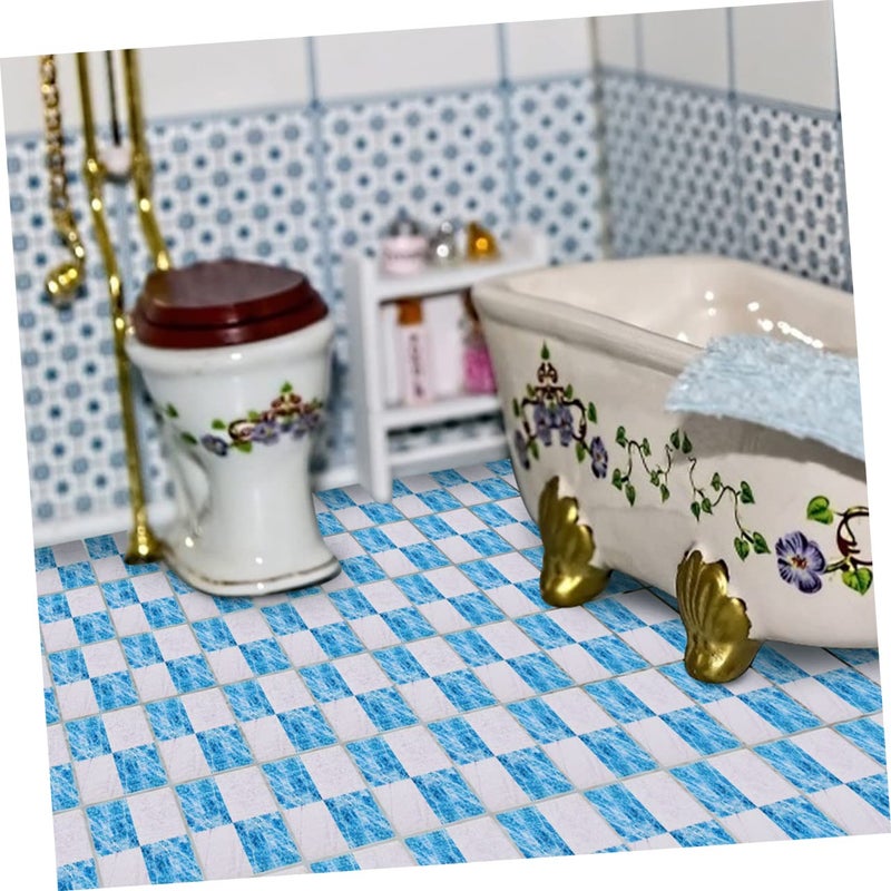 27 Pcs Miniature Tiles Dollhouse Decor Realistic Floorboards for Living Room Bedroom - Image 5