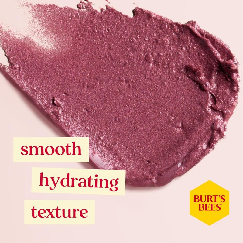 Burt's Bees 100% Natural Moisturizing Lip Shimmer, Plum - 1 Tube - Image 2