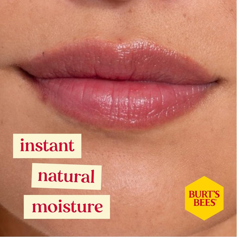 Burt's Bees 100% Natural Moisturizing Lip Shimmer, Plum - 1 Tube - Image 3