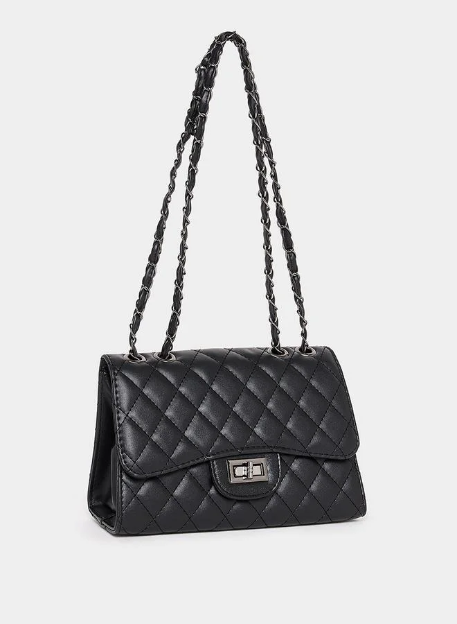 Styli Quilted Design Shoulder Bag