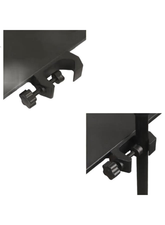 Dipple حامل هاتف محمول Dipuer، صينية بطاقة صوت، حامل أرضي، رف تخزين، رف تخزين معدني، حامل تصوير، ملحق متكامل عالمي قابل للفصل، صينية كبيرة - Image 1