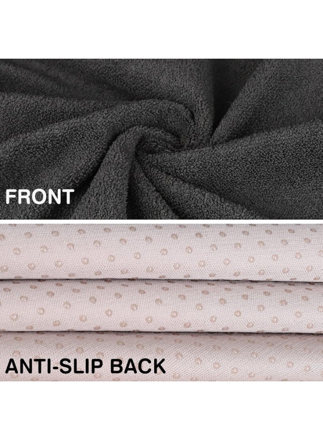 1 pcs Cloth Towel Front Bucket Seat Cover Black for Cars SUV Trucks Machine washable - Waterproof - Image 4