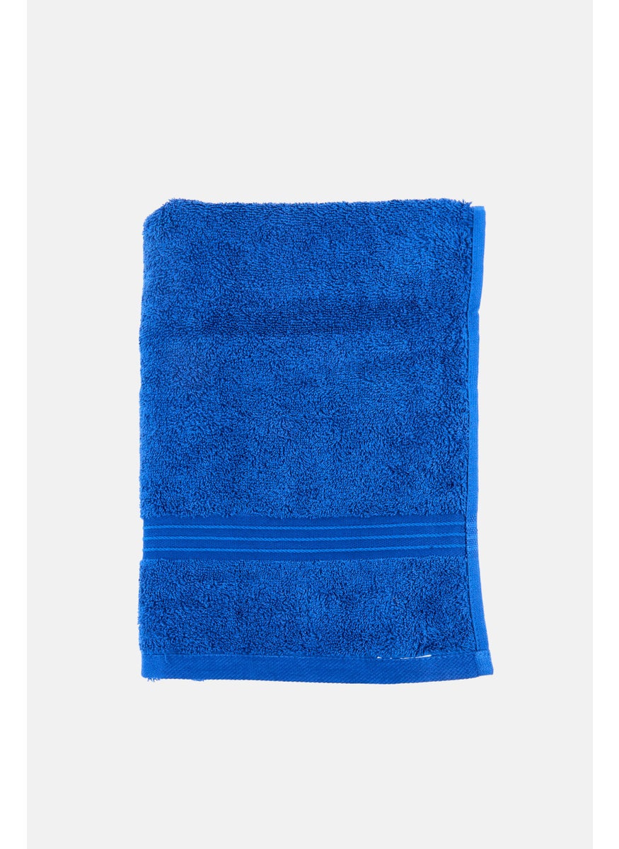 Cotton home - Textured Hand Towel, Blue - Image 1