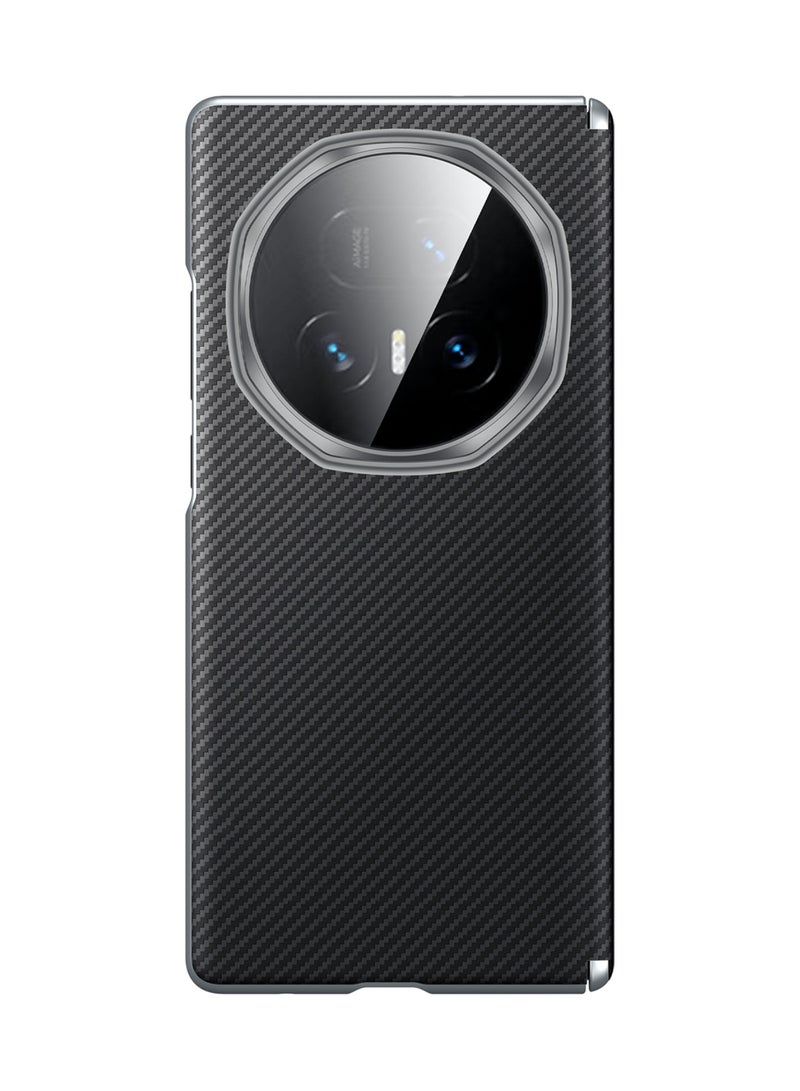 Aookay Compatible with  Honor Magic V5 5G Phone Case, Built-in Magnetic Ring, Ultra Slim Rigid PC Protective Case, Wireless Charging Scratch and Shock Resistant Protective Case (Black) - Image 1