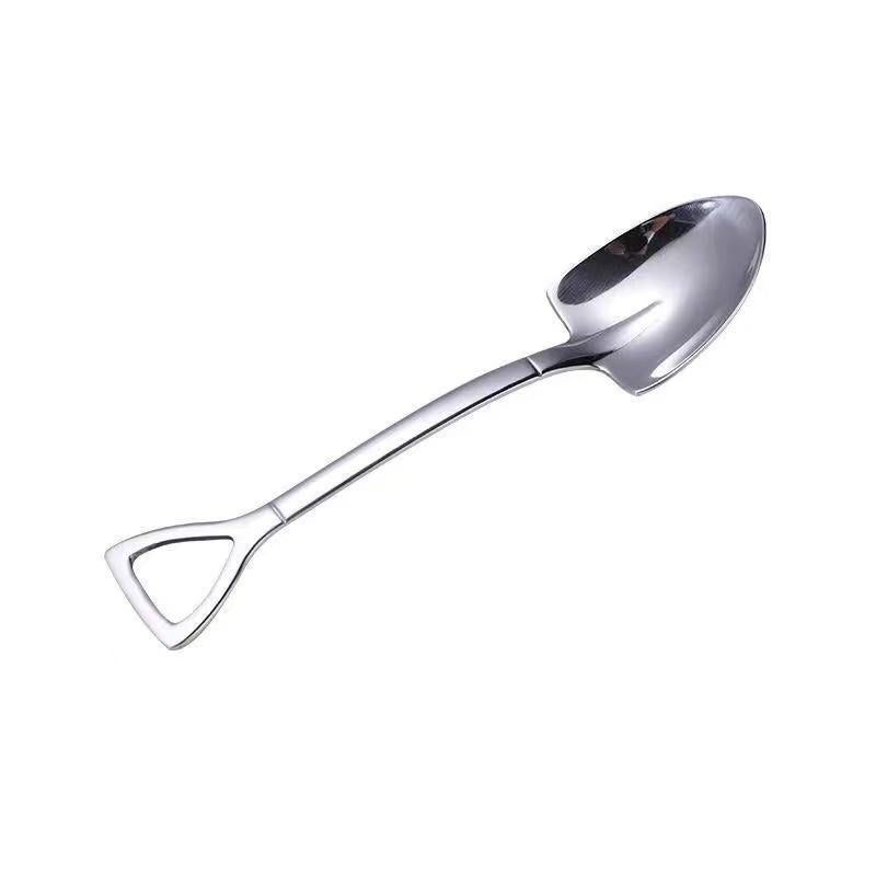 Thickened Stainless Steel Watermelon Spoon, Retro Creative Dessert Spoon, Cute Shovel Spoon - Image 4