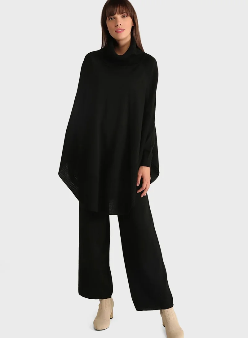 Benin by modanisa High Neck Top And Pants Set