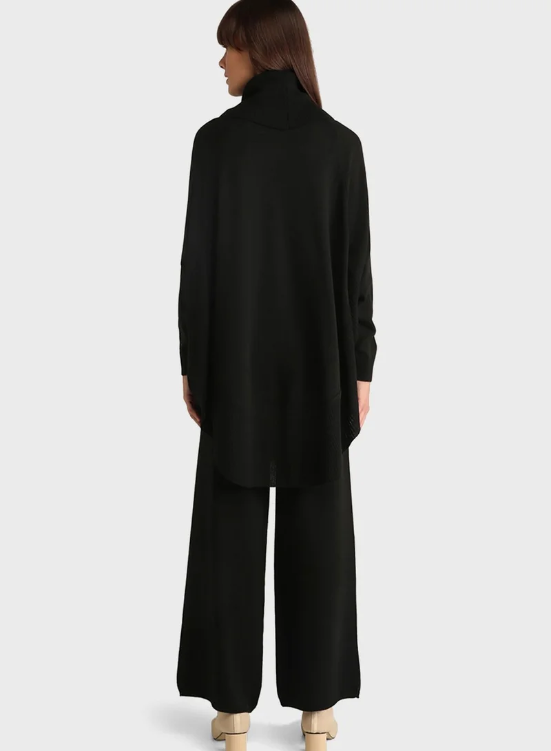 Benin by modanisa High Neck Top And Pants Set