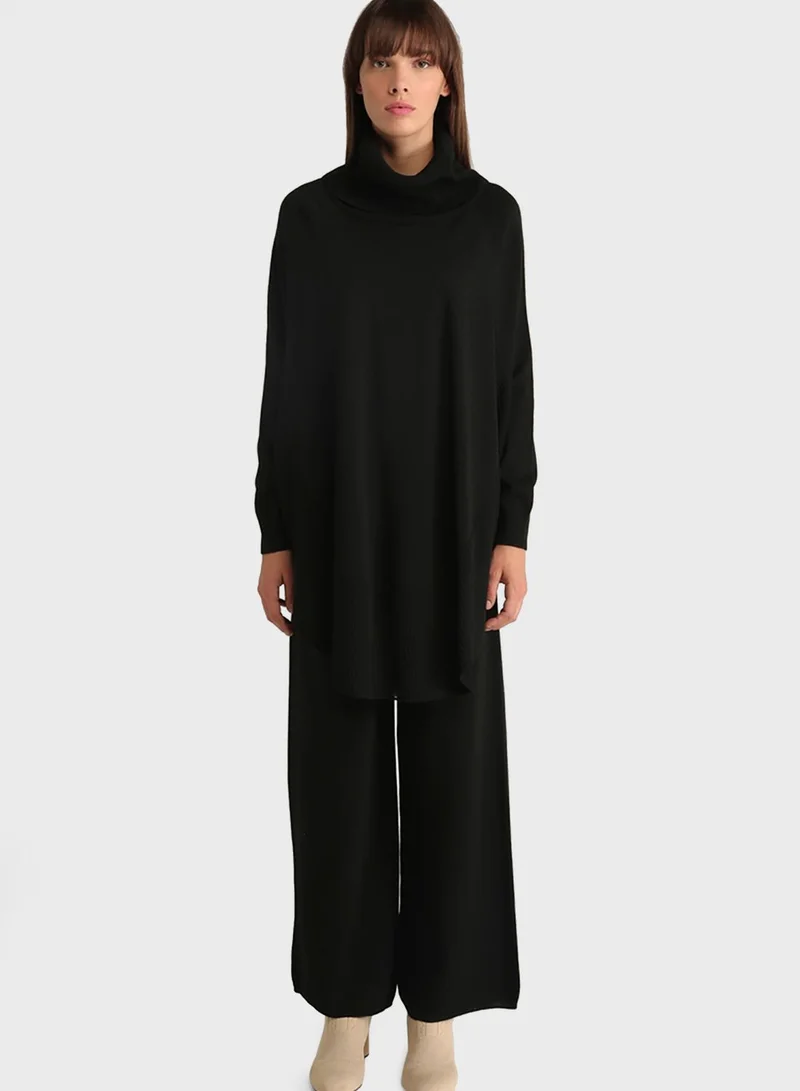 Benin by modanisa High Neck Top And Pants Set