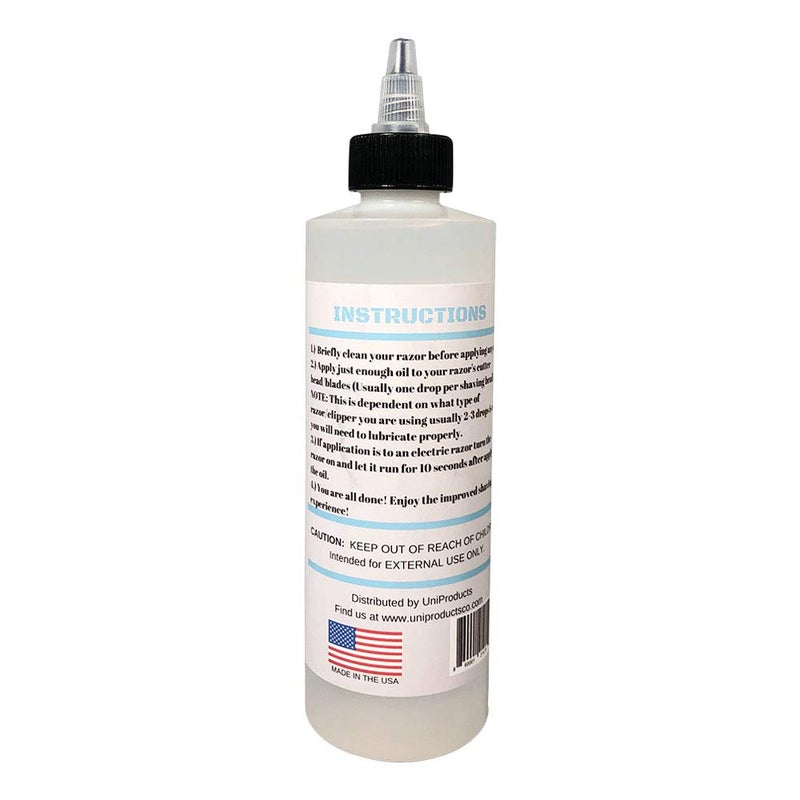 UniKitchen Premium Lubricating White Oil(8oz) for Electric Shavers, Hair Clippers, Hair Trimmers, Straight Razors With Anti-Rust Protection - Image 2